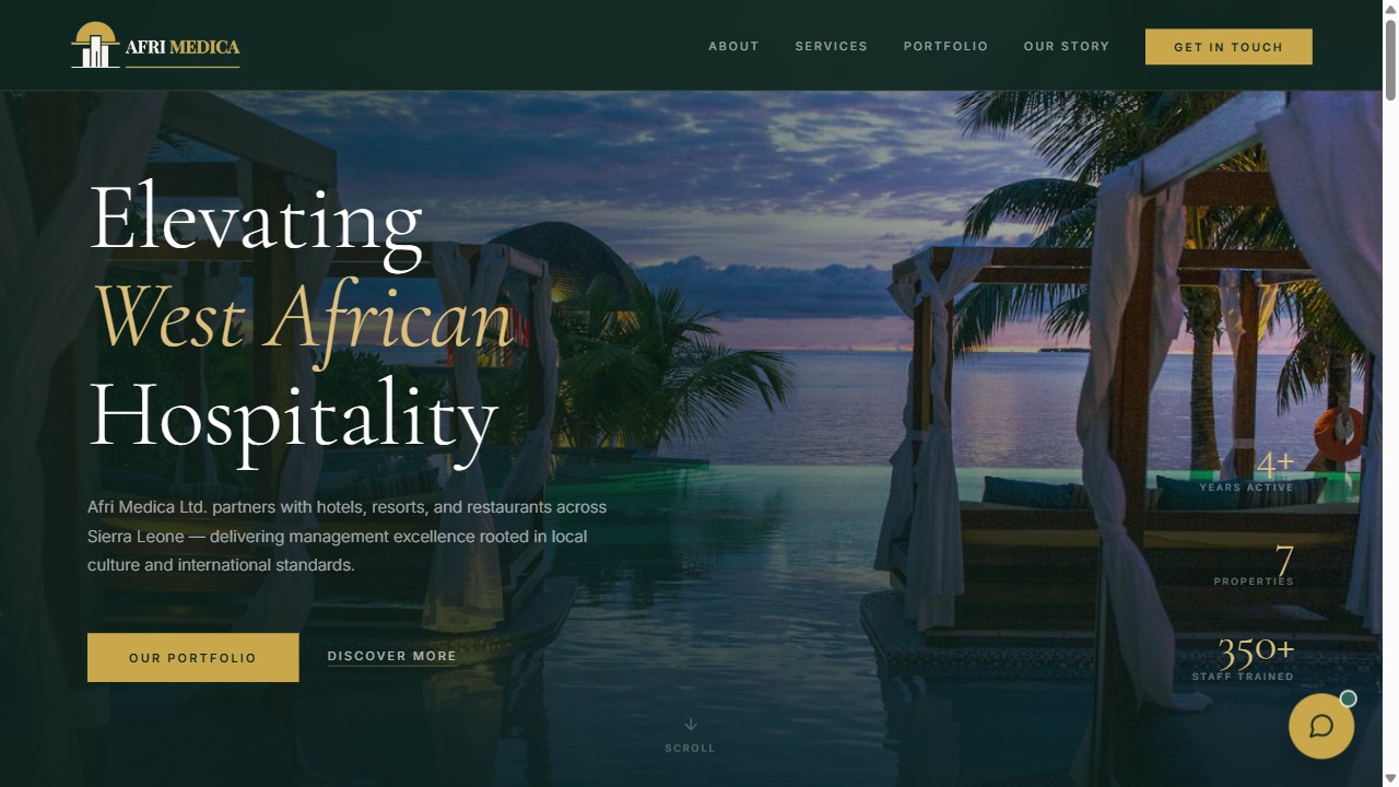 Afri Medica Limited homepage
